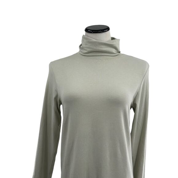 Universal Standard Mineral Gray Close Fit Turtleneck Top - Picture 5 of 12